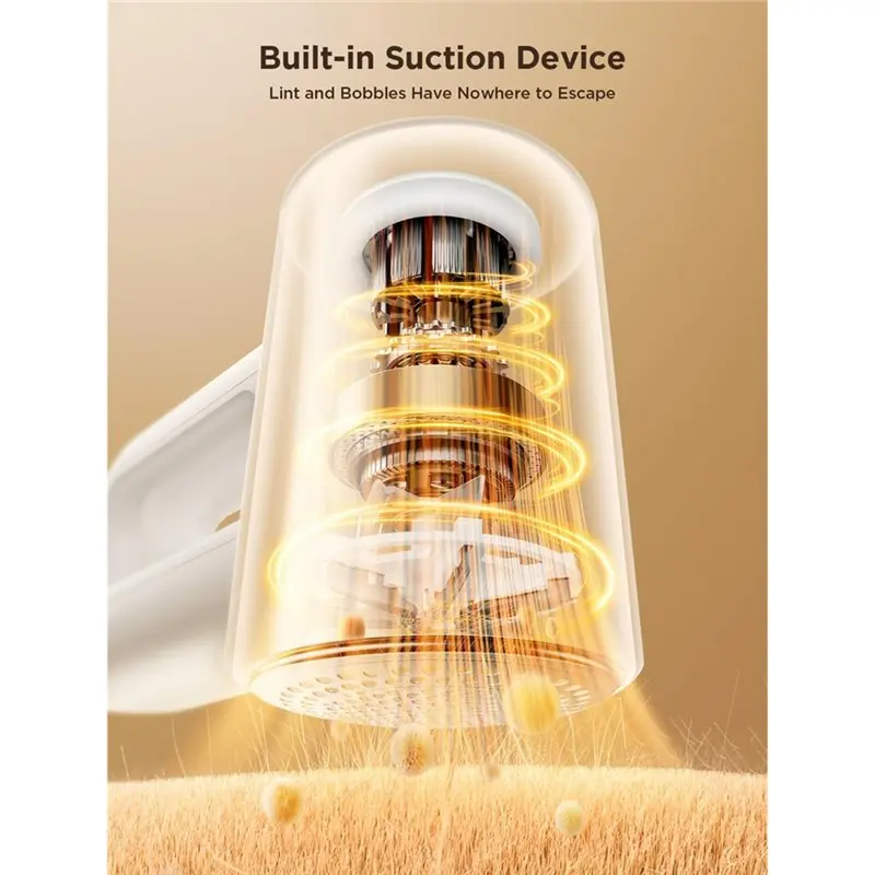 A52Q-للملابس والسترات والأثاث ماكينة حلاقة قماشية قابلة لإعادة الشحن متوافقة مع 3 سرعات مع شاشة LED #3