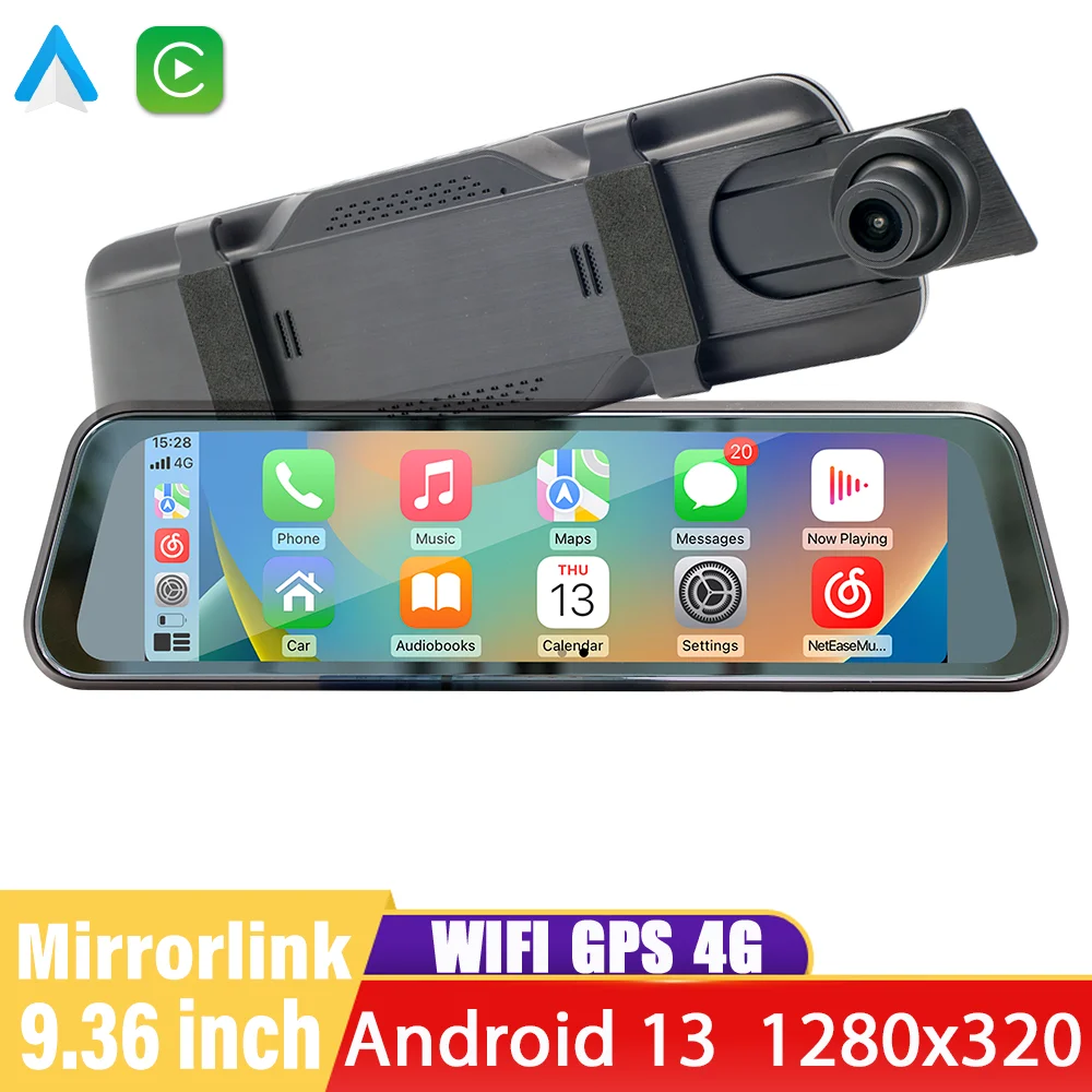 

BQCC Portable 9.36 Inch Bluetooth MP5 HD Screen Android Carplay Touch Screen USB Bluetooth DVR Reversing Image Car Radio