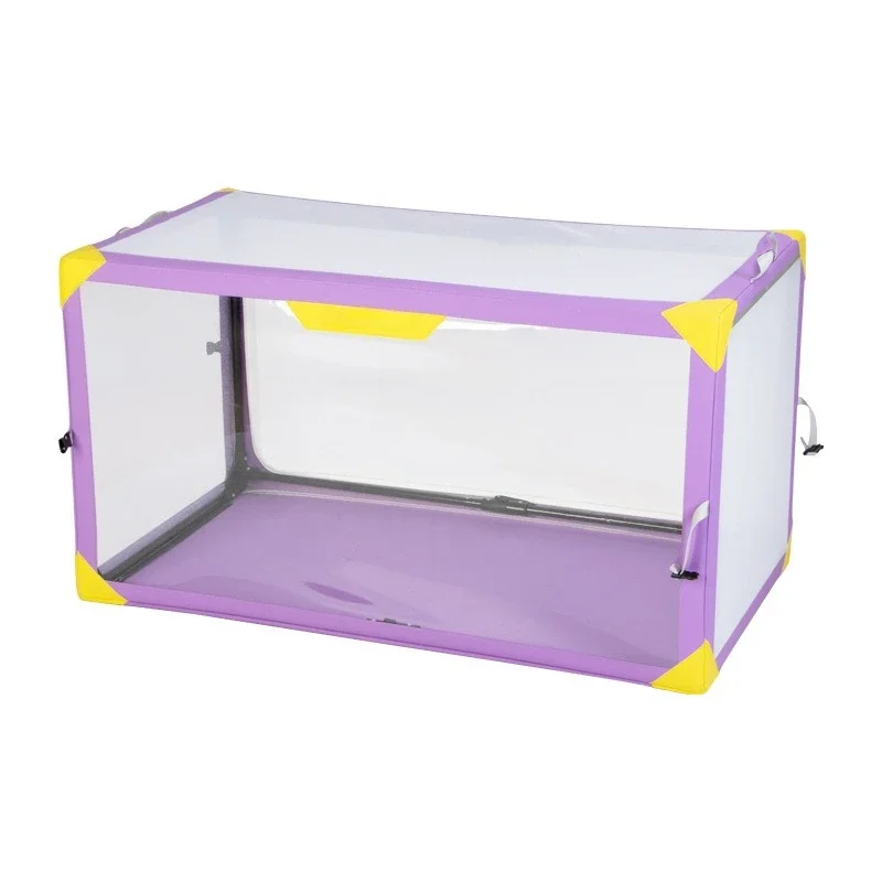 

Professional competition, cat transparent display cage, no installation of integrated cage