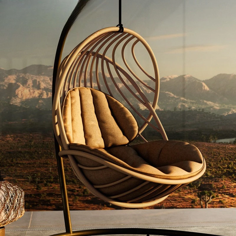 Nordic Outdoor Hanging Basket Hanging Chair Rattan Chair Swing Home