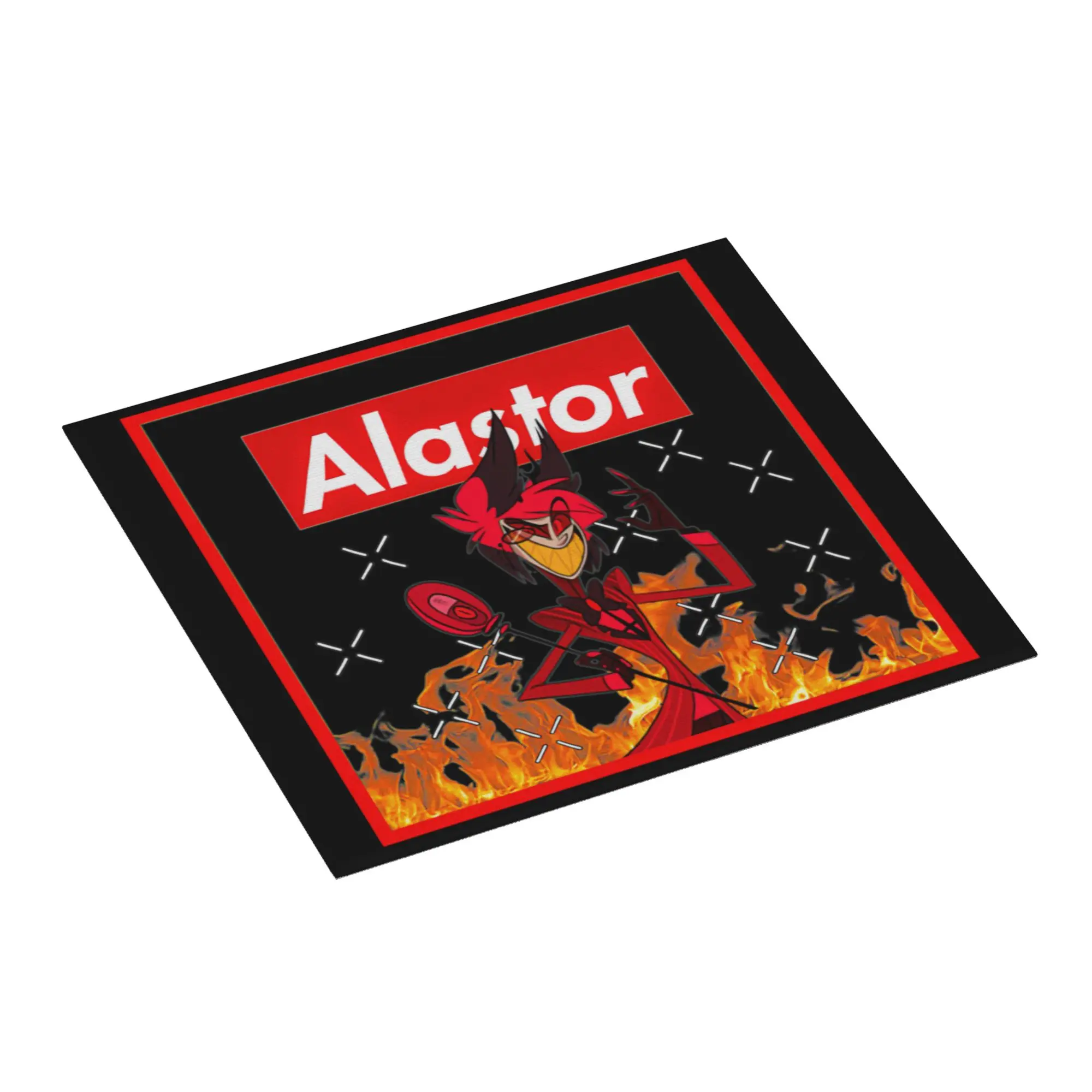 Hazbins Anime Animation Hotel Alastor Non Slip Kitchen Counter Protector Mat Barware Tableware Bathroom Drying Mat For Kitchen