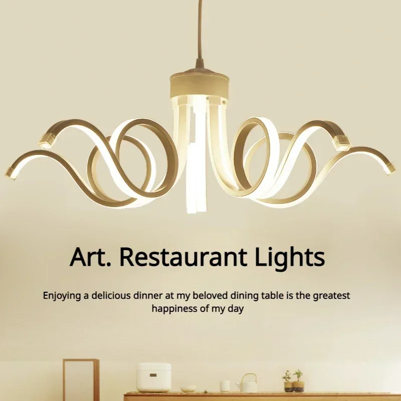 

SANDYHA Modern LED Chandelier Stylish Ceiling Light for Living Room Dining Room Bedroom Home Decor Salon Lighting