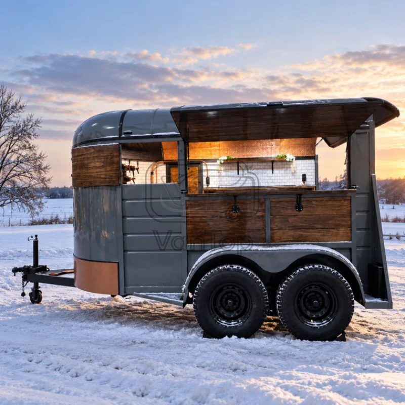 Custom Built Food Trailer Mobile Kitchen Concession Trailer For Sale Street Mobile Kitchen
