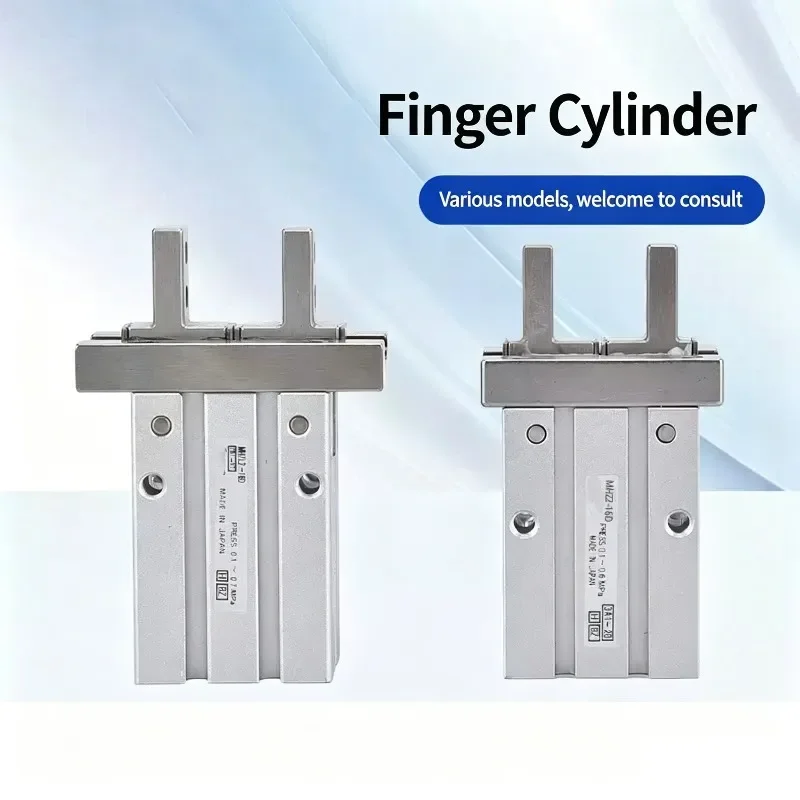 HLH MHZ2 Double Acting Air Pneumatic Parallel Gripper MHZ2-10D MHZ2-16D 20D 25D 32D 40D Aluminium Clamps Finger Cylinder