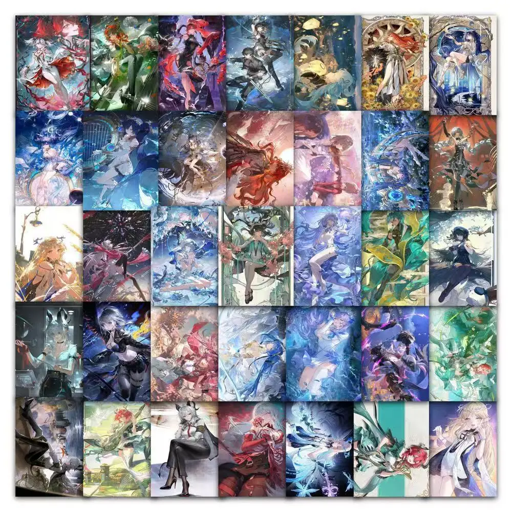  63pcs Wuthering Waves Stickers Changli Wuyuan Jiyan Waterproof Decals for Laptop Phone Notebook DIY Decor Gift for Game Fans 