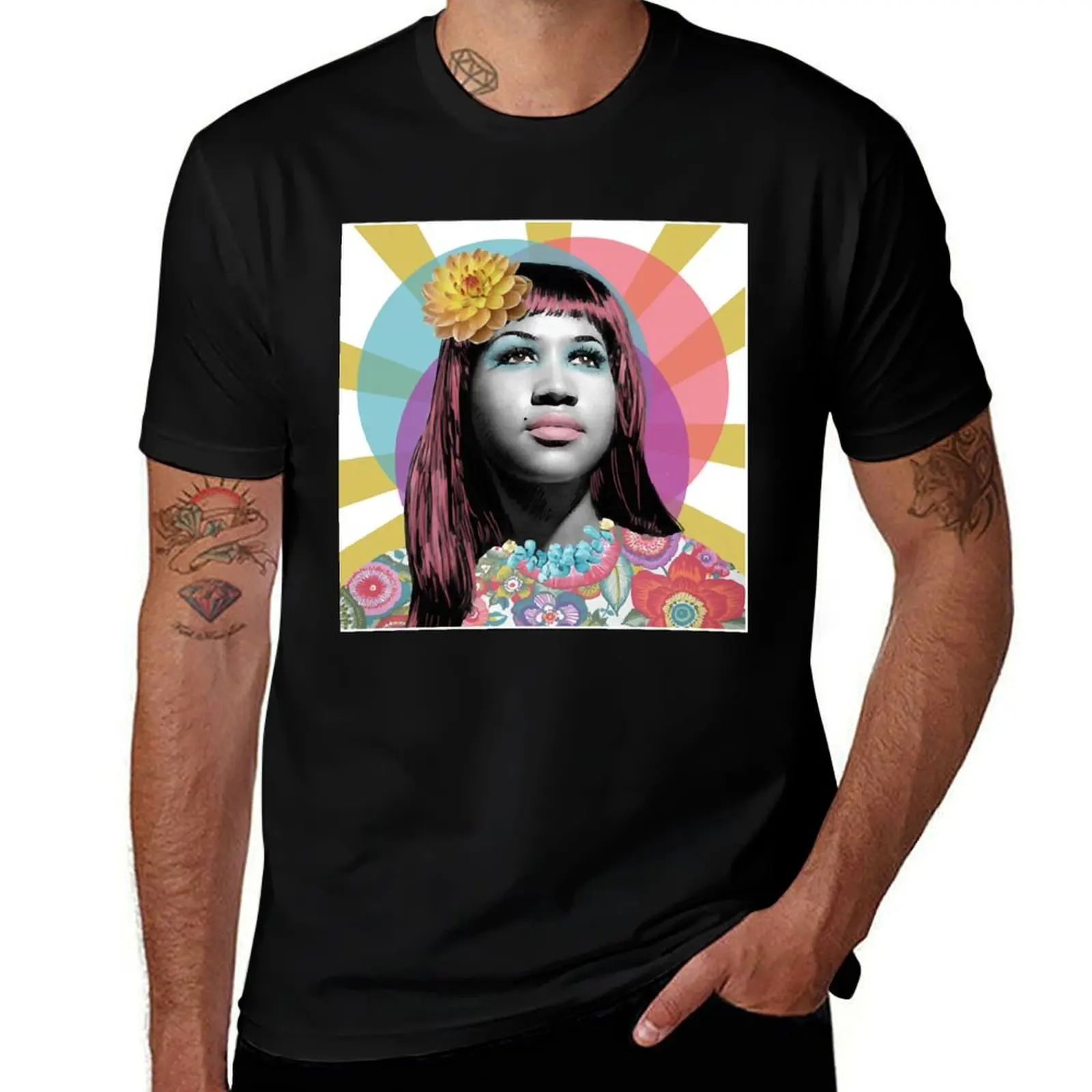 

Inspired by Aretha Classic T-Shirt Work Wear Simple Tee Shirt
