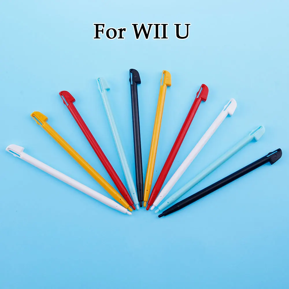 1PCS 5 colors Mobile Touch Pen Touchscreen Pencil For WIIU Slots Hard Plastic Stylus Pen For Nintend Wii U Game Console