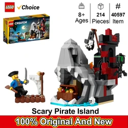 LEGO 40597 Scary Pirate Island GWP Building Set Celebrate Halloween – This LEGO® Creator toy for kids 214PCS