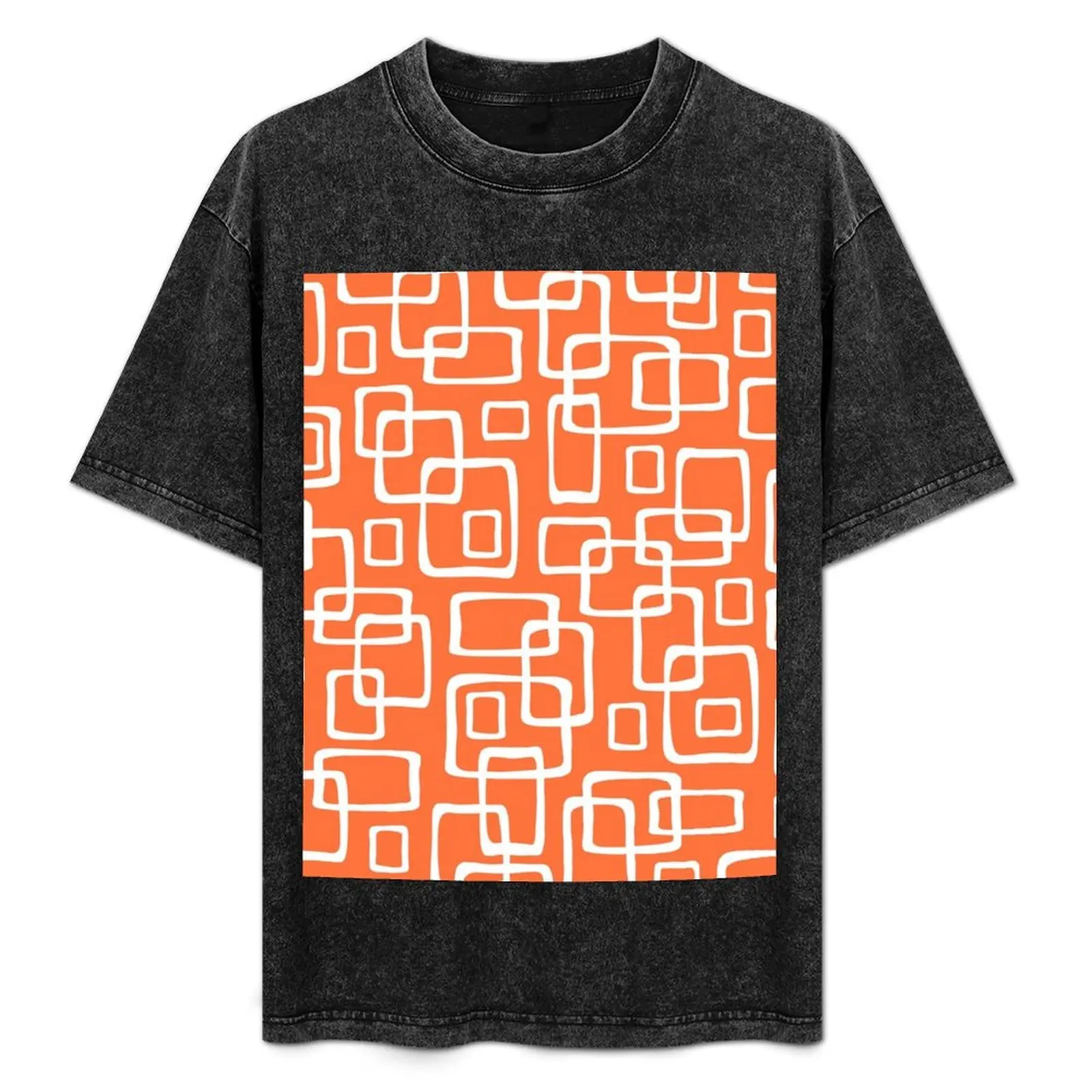 

Retro Mid Century Modern Geometric Abstract 638 T-Shirt custom t shirt custom shirt mens fashion