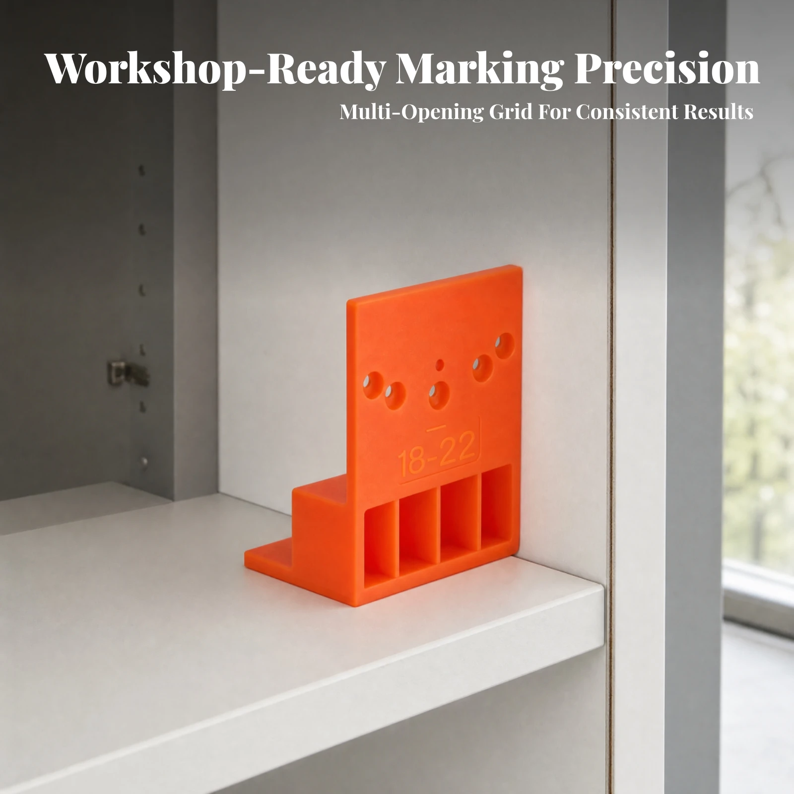 2 Pieces Wardrobe Positioning Tool Easy to Use Cabinet Door Positioning Tool Cabinet Installation Guide Stepped Reusable