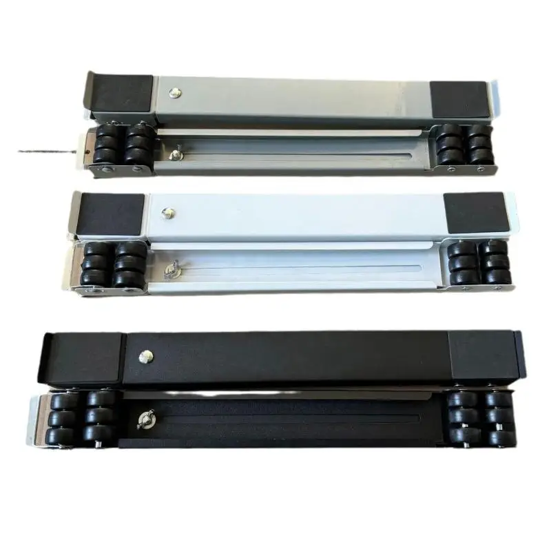 【BA】2Pcs Washing Machine Refrigerator Dryer Mover Stand Roller Adjustable Appliance Dolly Mobile Base Heavy Duty With Wheels