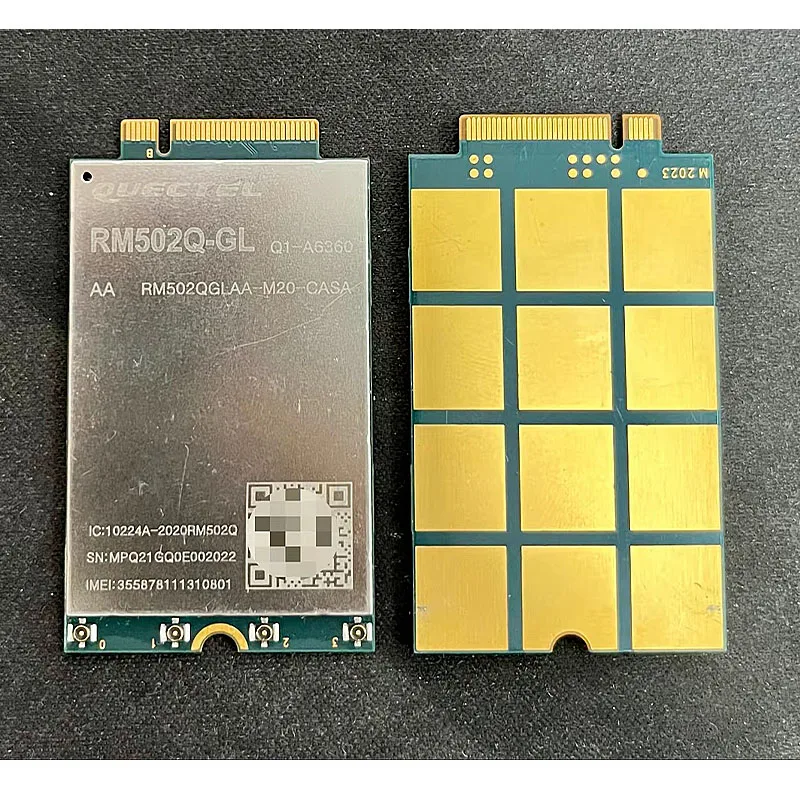 Quectel RM502Q-GL 5G Sub-6 GHz M.2 Cat20 NR NSA SA Module Compatible With EM06 EM12-G EM120R-GL EM121R-GL EM160R-GL 4G Modem
