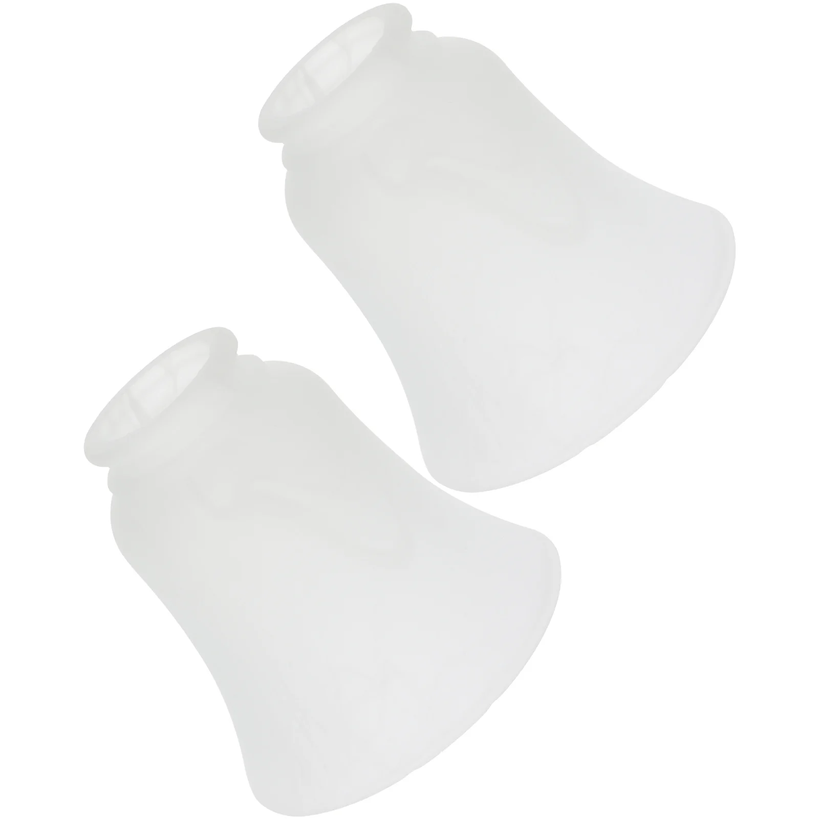 

2Pcs Replacement Glass Shades for Pendant Lights Modern Lamp Shade Cover Stylish Decorative Accessory for Ceiling Hanging Lamp