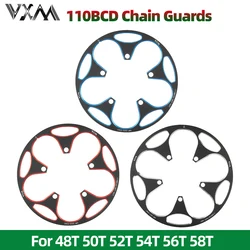 VXM 110BCD Bicycle Chain Guards Sprocket Protection Aluminum Alloy Cover Crank Plate 48-52T 54-58T