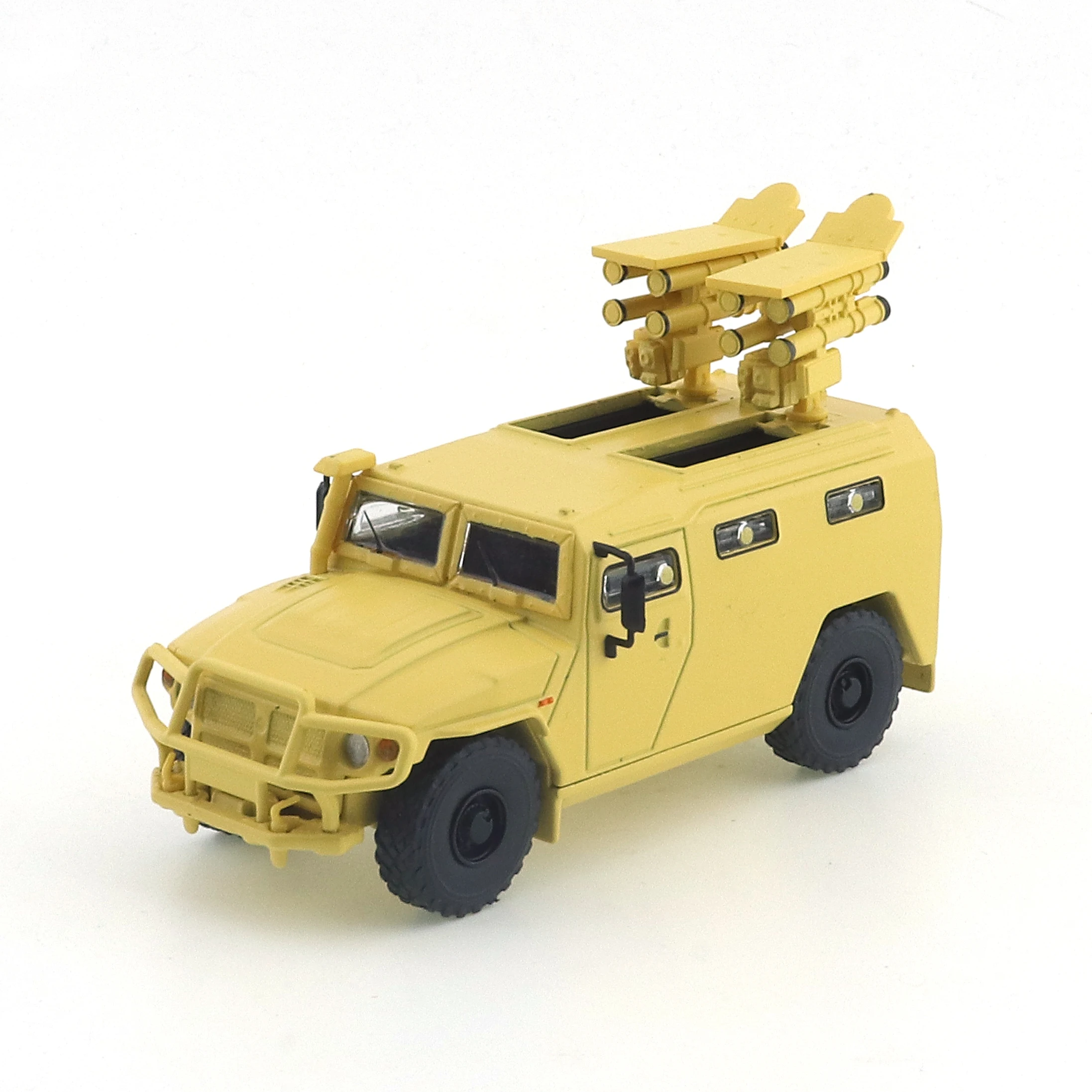 MASSDI 1/64 De Hummer H1 Gepantserde Voertuig van De Russische Tijger Type Auto Legering Motorvoertuig Diecast Metalen Model Kinderen Speelgoed Jongens