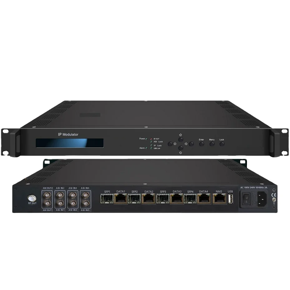 3308M -16RF مخرج IP إلى Isdbt Modulator Digital IPTV إلى ISDBT IP/ASI إلى 16 حاملًا Rf ISDB-T Modulator (DVB-T DVB-C اختياري) #1
