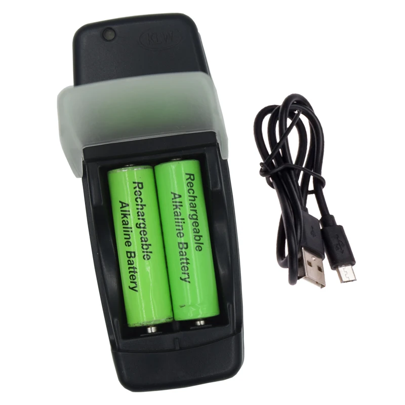 2 slots Smart USB Battery Charger for Rechargeable  Alkaline AA AAA 1.5V Battery intelligent battery charger with LED display