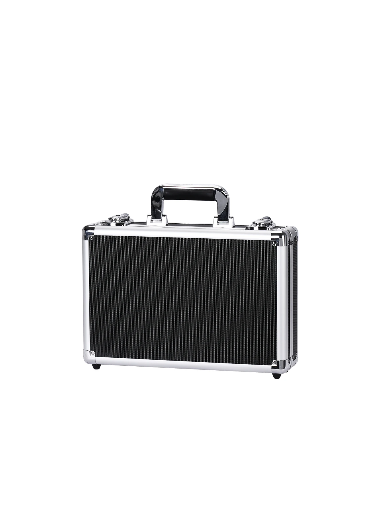 Aluminum Alloy Case Aluminium Alloy Toolbox with Handle Portable Storage Case Foam Filled Shockproof Tool Case Tools Organizer B view 3