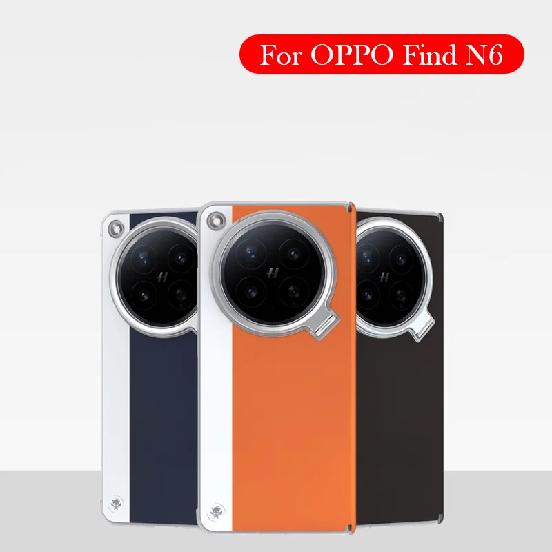 

Оригинальный магнитный чехол для OPPO Find N6, кожаный чехол с поддержкой беспроводной зарядки для OPPO FIND N6