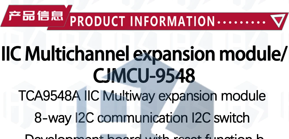 PCA9548 TCA9548 TCA9548A 1 bis 8 Kanal I2C IIC Multiplexer Breakout-Modul Erweiterungsplatine für Arduino – Detail 1