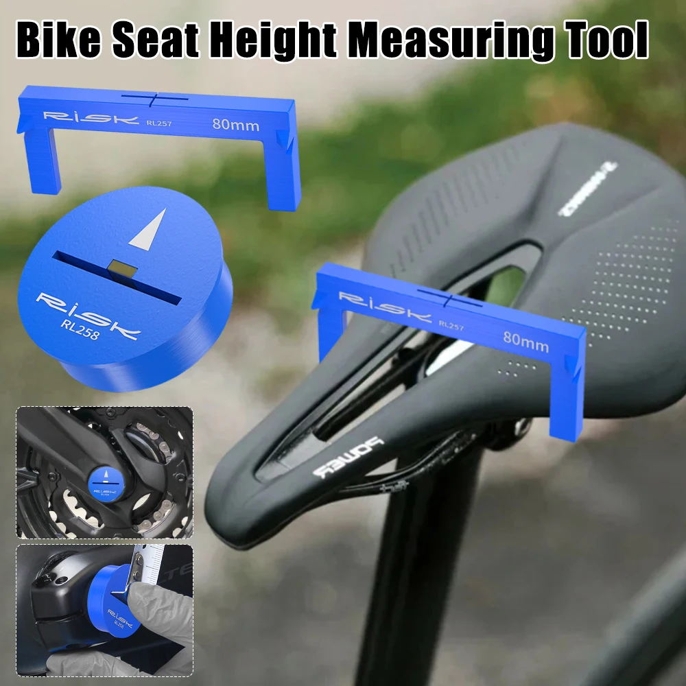 MTB Road Bike Saddle Measure Tool BB Center Positioning Parts Bicycle Seat Cushion Height Measuring Tool Bike Accessories
