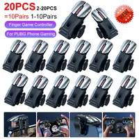 1-10Pairs G21 Mobile Phone Game Trigger Gamepad Joystick 6-Finger Aim Shooting E-sports Game Fingertips For PUBG Game Controller