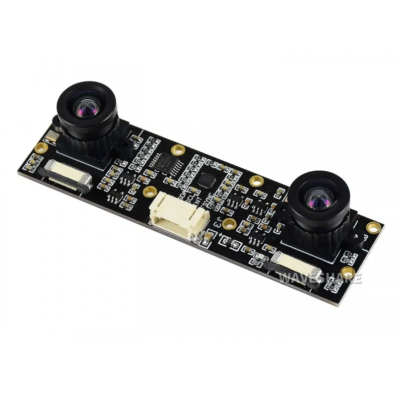 Support Raspberry Pi CM3 CM3+ CM4 Base Boards Depth Vision IMX219-83 Stereo Camera 8MP Binocular Camera Module