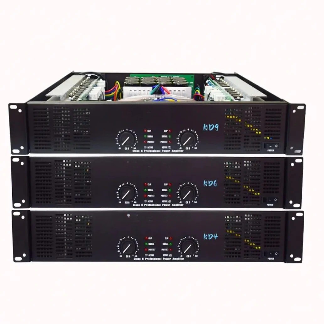 Ca9 2u 2 Channel Digital Power Amplifier Can Evaluate Karaoke Dj Line Array Speakers