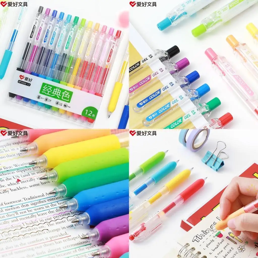 

Retractable Fine Point Gel Pens Pens Rollerball Pens for Writing, Journaling
