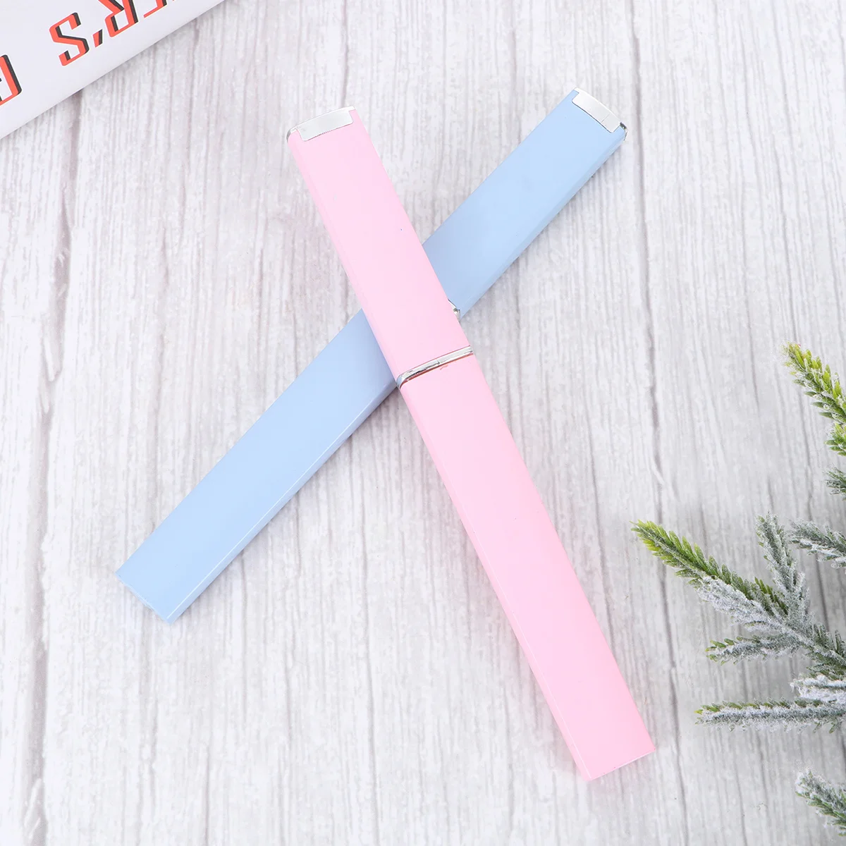 

2Pcs Crystal Glass Nail Files Double Sided Smooth Surface Compact Reusable Nail Buffer for Manicure Pedicure Toenails