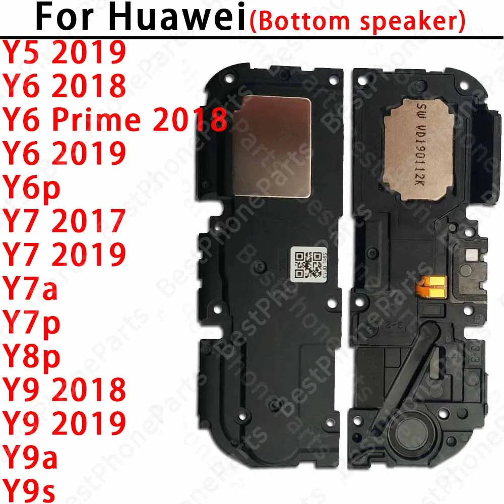 مكبر الصوت لهواوي Y5 Y6 Prime Y6p Y7 Y7a Y7p Y8p Y9a Y9s 2017 2018 2019 مكبر الصوت بصوت عال الطنان قارع الأجراس وحدة الصوت المجلس
