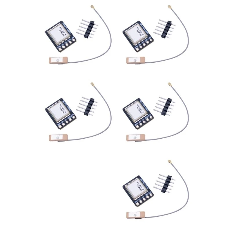 5X ATGM336H GPS+BDS Dual-Mode Module+Antenna Flight Control Satellite Positioning Navigator Replacement NEO-M8N NEO-6M-M54K