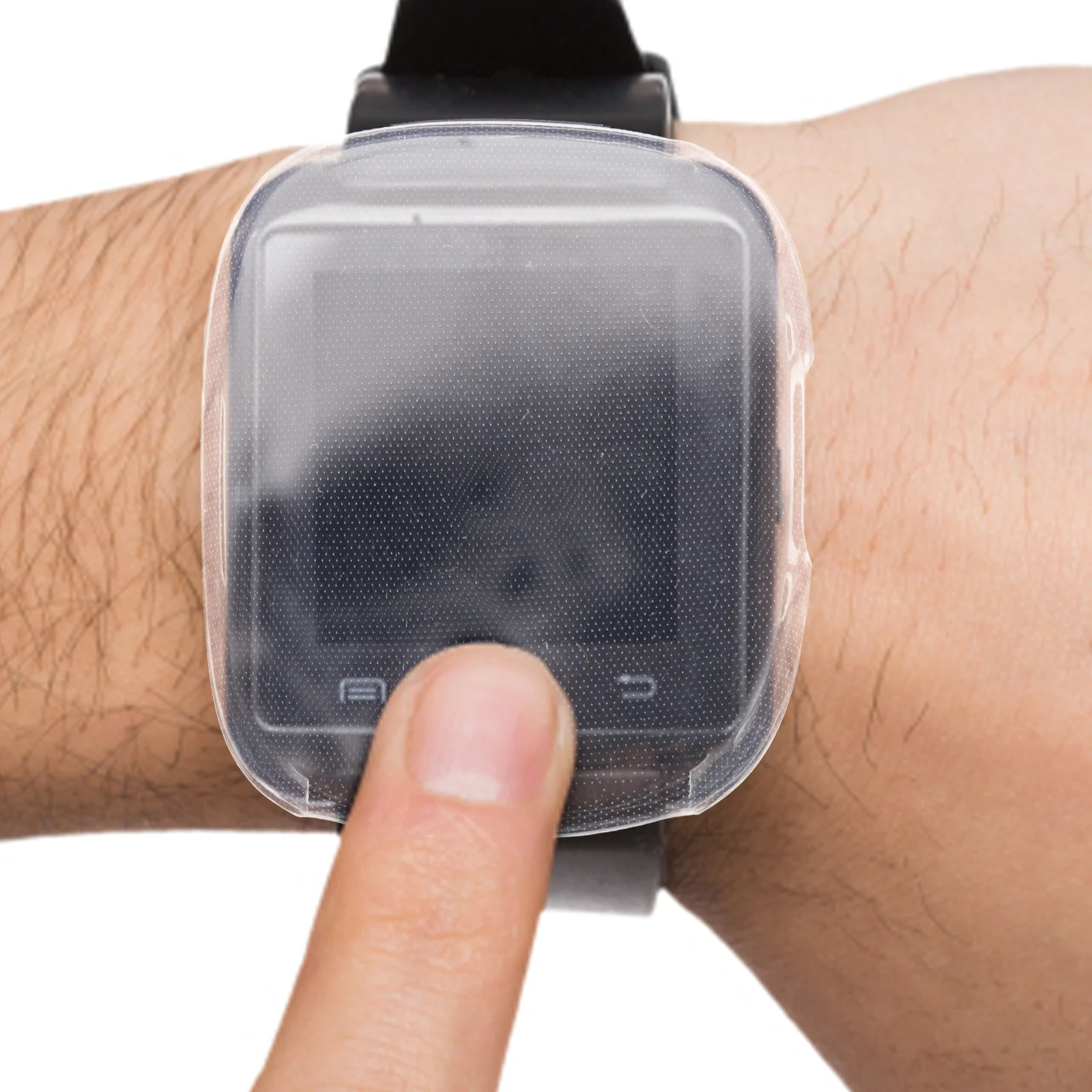 

4 Pcs Replaceable Tpu Protective Shell Watch Transparent Protector Sense 2 Detachable Screen Cover