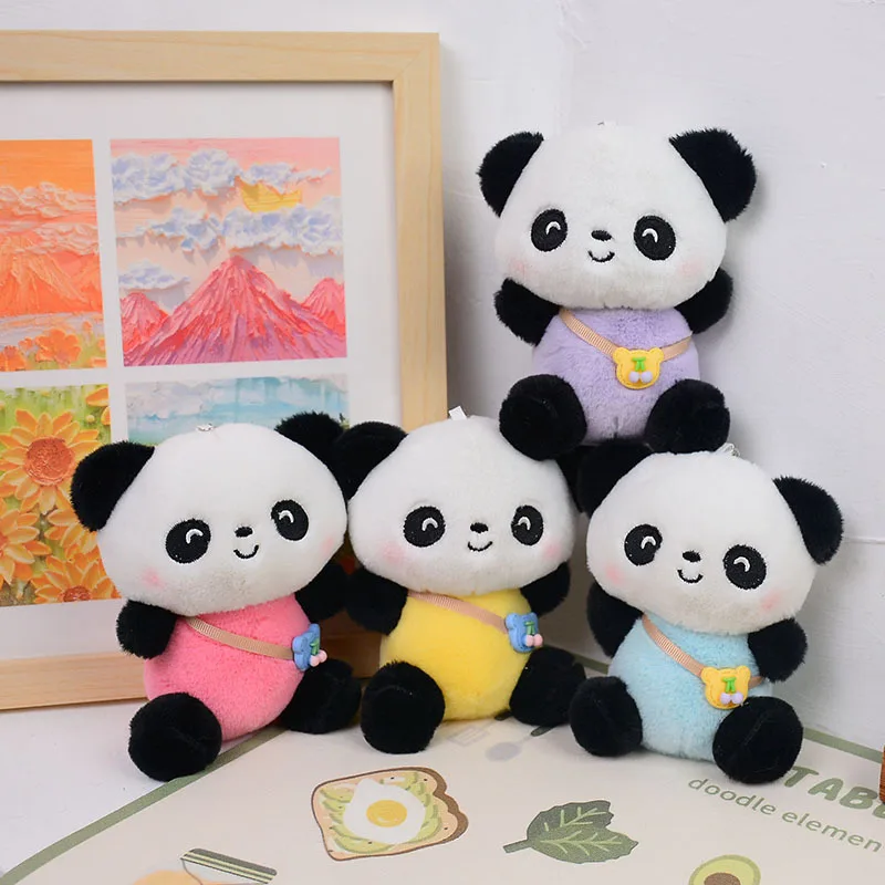 new lovely Creative Backpack Panda plush Toy darling pendant doll Exquisite fashione soft funny decorate couple birthday  gift