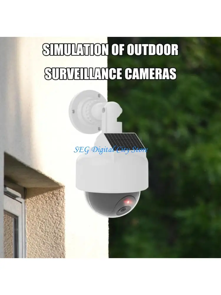 U75B Fake Camera with LED Light CCTV Security Camera for Home Outdoor Garden Use