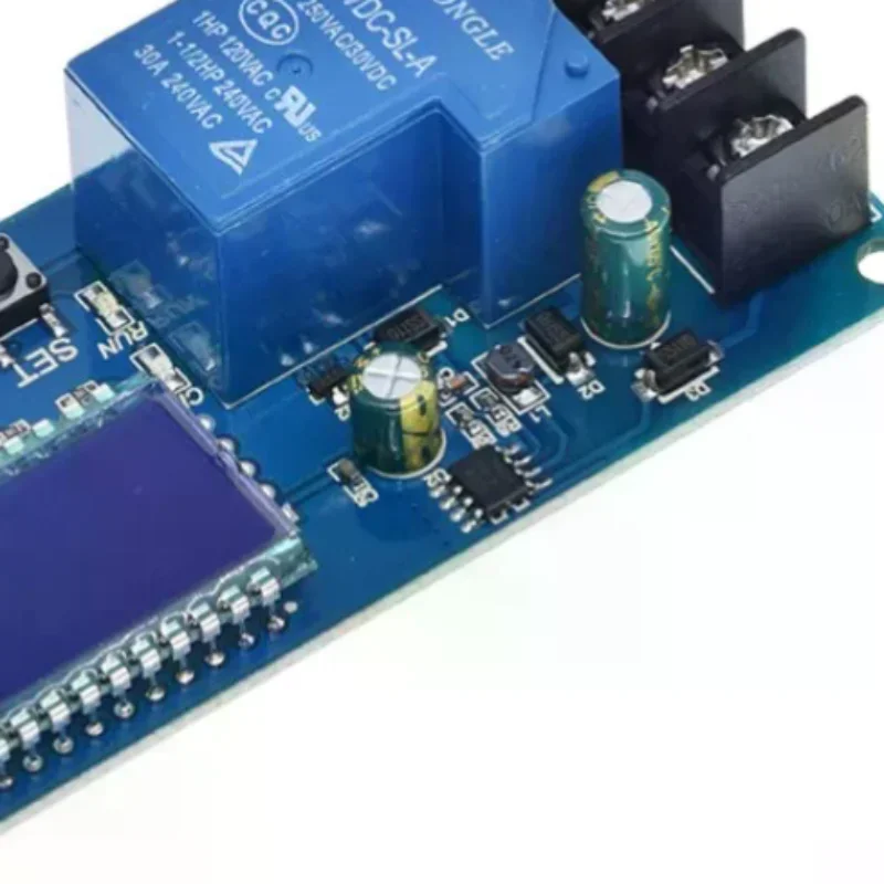 Lead-Acid Lithium Battery Charger Module LCD Display Control Overcharge Protection Board Automatic Charging 12/24V