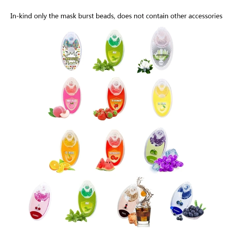 Maschera Burst Bead sigarette esplosioni Bead Popping-Bead per fress Breath A0KF