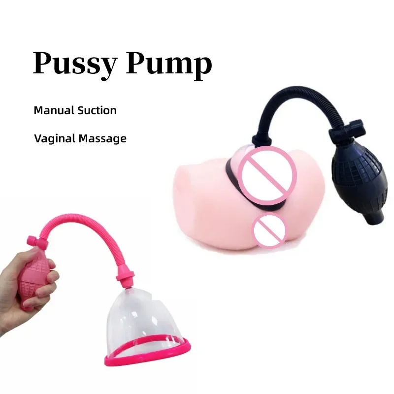 Pussy Pump Vagina Clitoris Sucker Stimulator Sucker Breast Massager Nipple Stimulator Enlarge Pumps Flirt Sex Toys for Women 18+