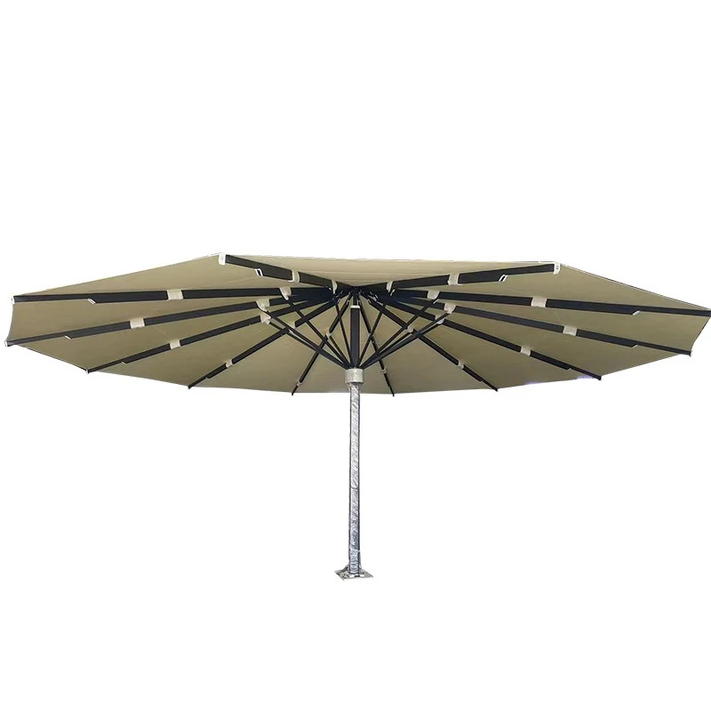 

Electric starlight 7 meters super umbrella for use at the entrance of the hotel, rain and sun protection in the resor