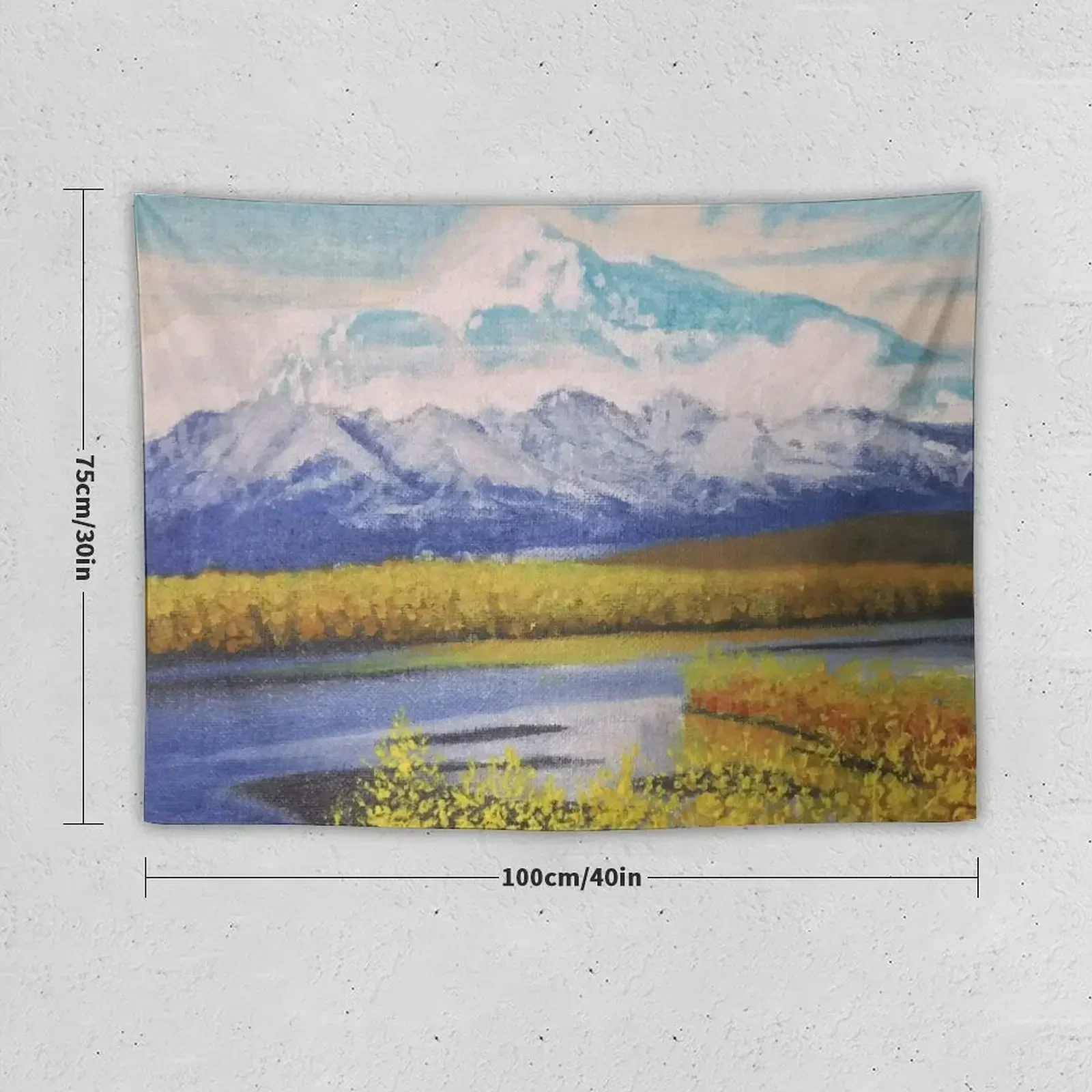 Mt. Denali Tapestry Aesthetic Home Decor Decoration Room Tapestry