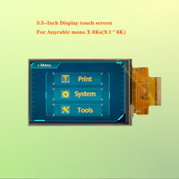 3.5-Inch display touch screen For Anycubic mono X 6Ks 9.1＂6K 3d printer lcd  operation control screen  Printer Accessory