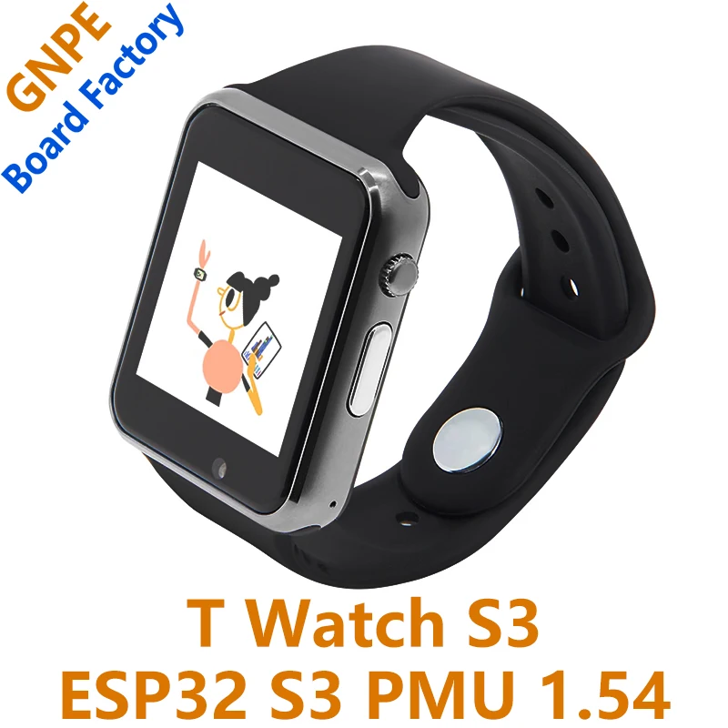 T Watch S3 ESP32 S3 1.54 بوصة LCD تعمل باللمس عرض BMA423 الاستشعار MAX98357A SX1262 منخفضة الطاقة LoRa 433/868/915MHz LILYGO