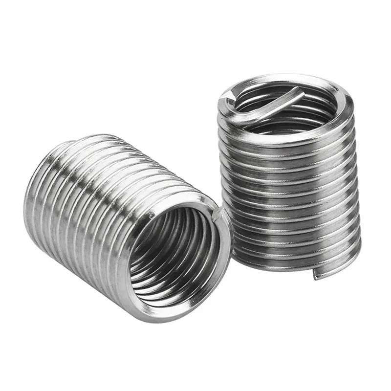 60pcs Stainless Steel Thread Repair Kit M3 M4 M5 M6 M8 M10 M12 Thread Repair insert Wire Screw Sleeve Wire insert thread