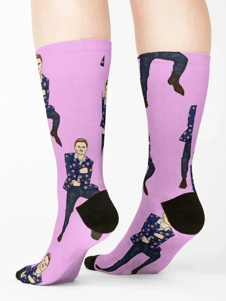 Little Big - جوارب ورق جدران، هدية مضحكة، جوارب حرارية شتوية مضادة للانزلاق لكرة القدم للفتيات والرجال