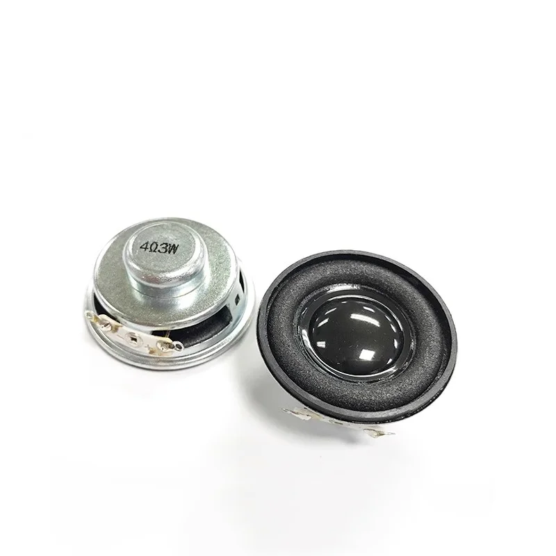 GHXAMP 스피커 버블 폼 엣지, 블랙 볼록 캡, 40mm, 4ohm, 3W, 2 개