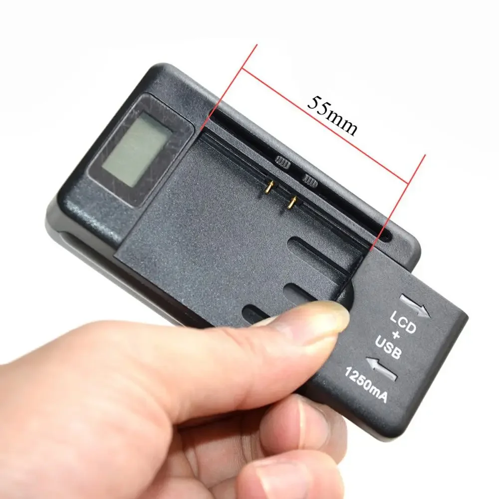 Travel Power Charging US Plug For Cell Phones USB Port Desktop Charger LCD Display Mobile Battery Charger