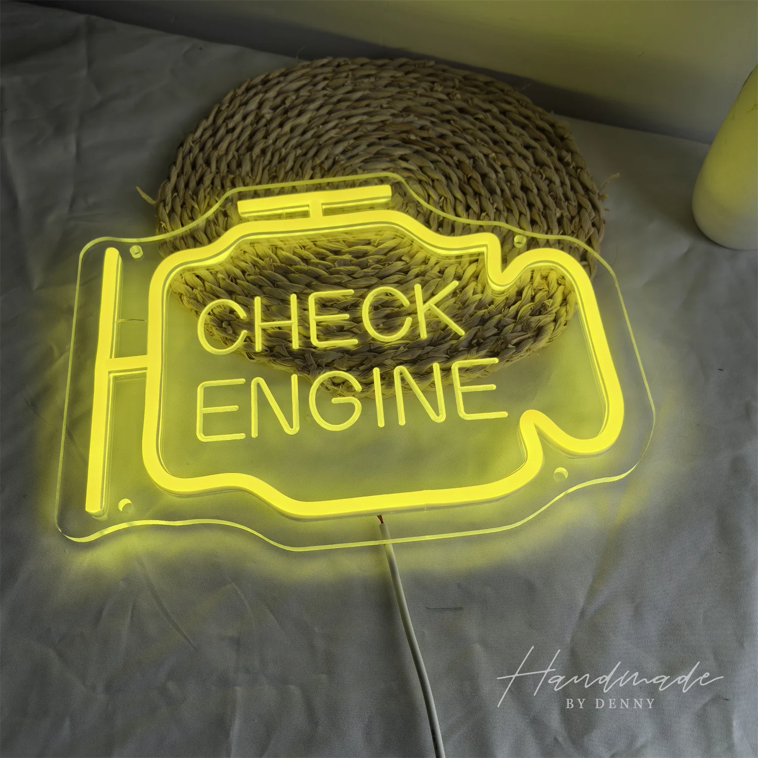 Letreiro Neon 'Verifique o Mot - Auto Repair Shop Signs avaliação e preço