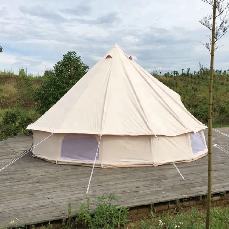 

Good Sales 3m High Quality Cotton Canvas Bell Tent