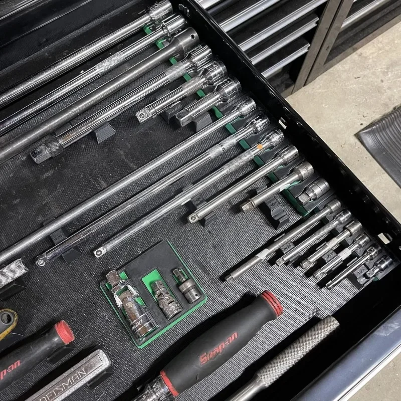 MagAttach Socket Extension Organizers (3 Piece Set, Green/Black)