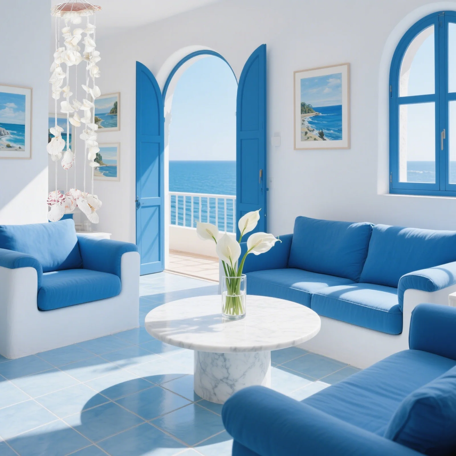 

Seashell Wind Chime Natural Shell Wind Bell Nautical Hanging Ornament Coastal Decor Bedroom Living Room Office Patio Yard